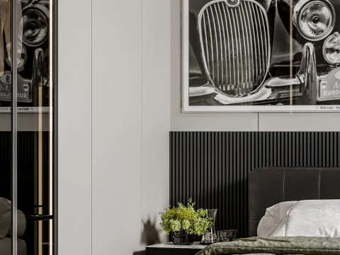 Bedroom interior scenes 3D Model