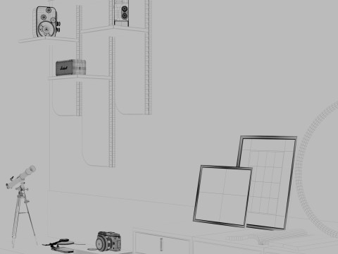 Bedroom interior scenes 3D Model
