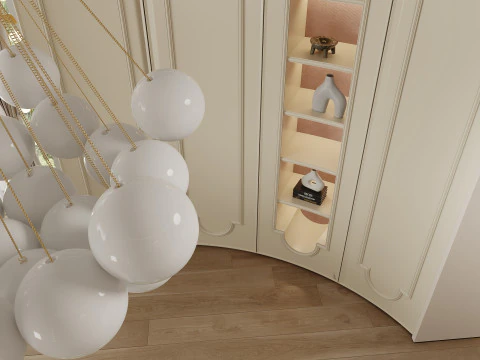 Luxurious girl bedrom 3D Model