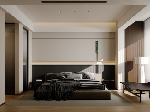Three bedroom interior scenes Modelo 3D
