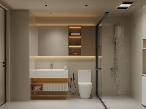 Villa interior scene 3D Model