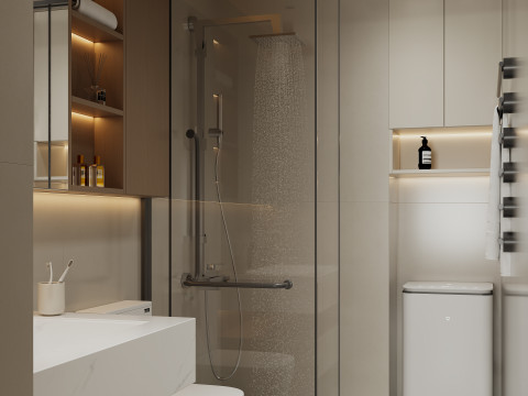 Villa interior scene 3D Model