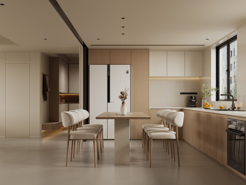 Villa interior scene 3D Model