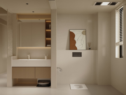 Villa interior scene 3D Model