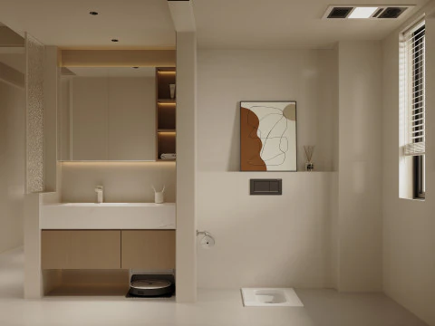 Villa interior scene 3D Model