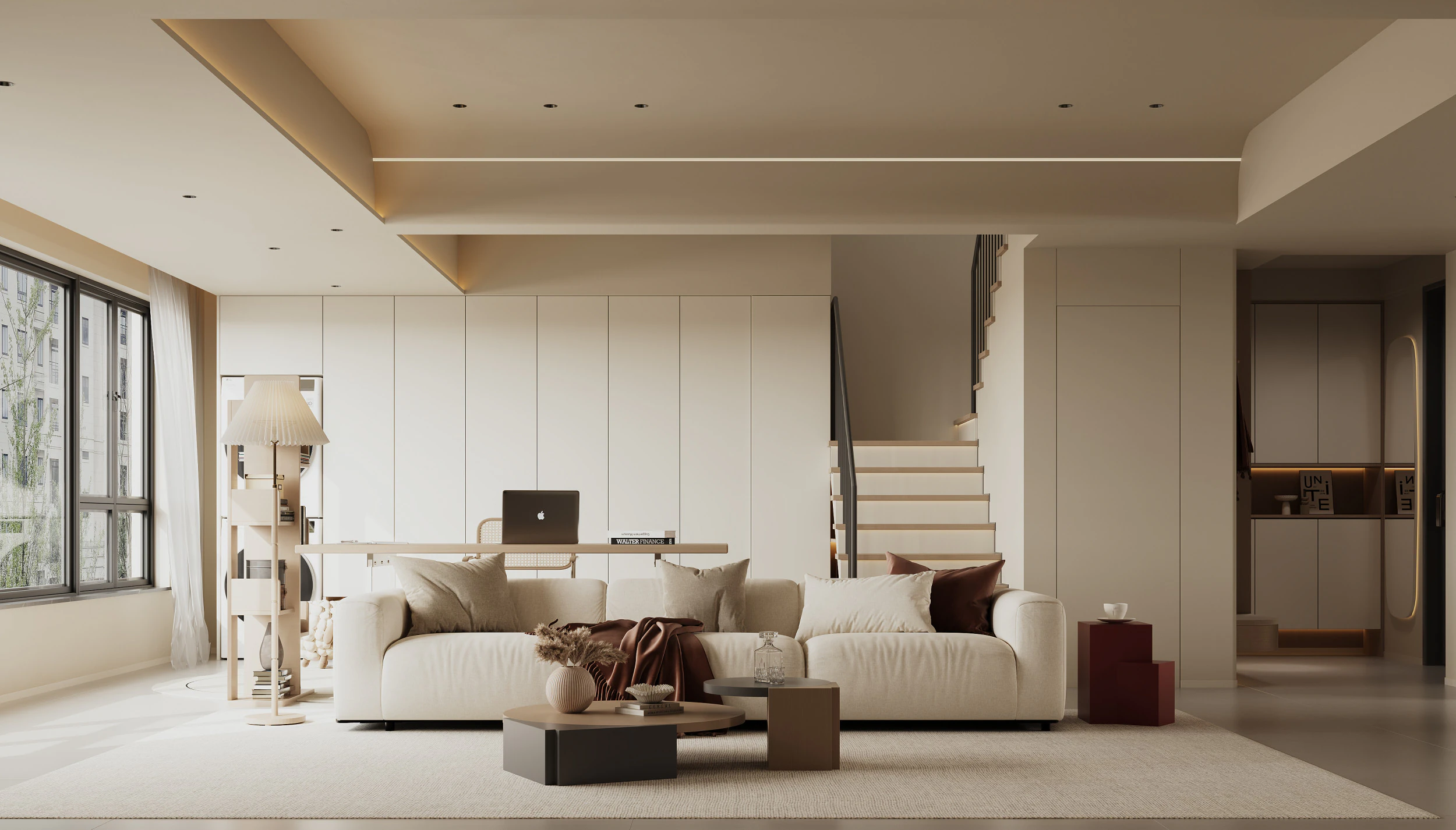 Villa interior scene 3D Model .c4d .max .obj .3ds .fbx .stl .blend 