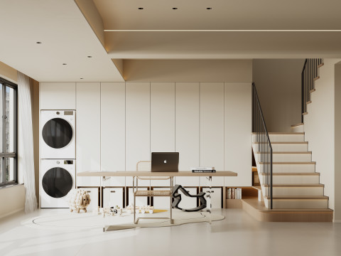 Villa interior scene 3D Model