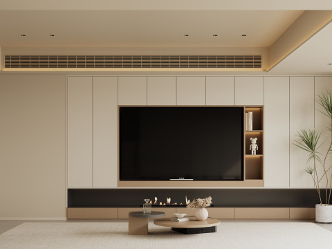 Villa interior scene 3D Model