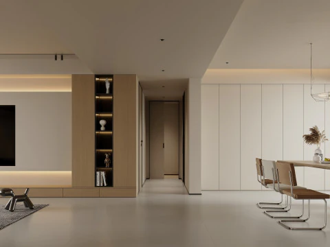 Villa interior scene 3D Model