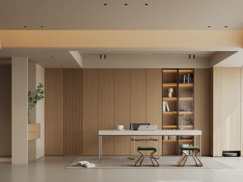 Villa interior scene 3D Model