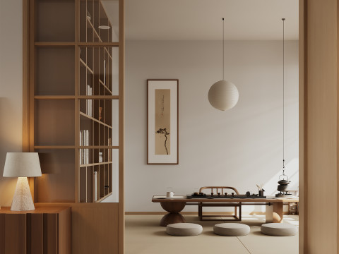 Modern living room dining room bedroom Modelo 3D