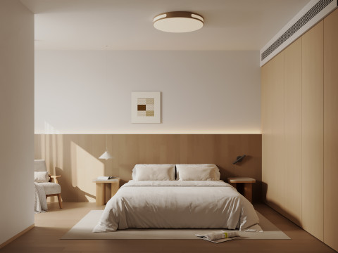 Modern living room dining room bedroom Modelo 3D