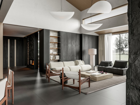 Modern Villa Modèle 3D