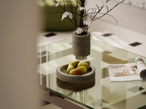 Modern living room dining room kitchen bedroom bathroom Modèle 3D