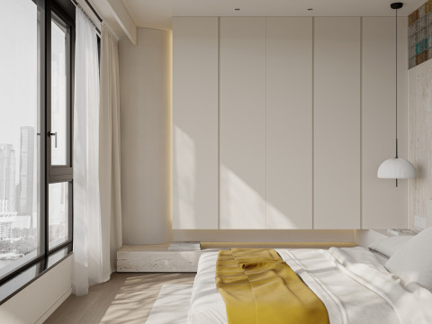 Modern living room dining room kitchen bedroom bathroom Modèle 3D