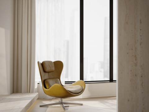 Modern living room dining room kitchen bedroom bathroom Modèle 3D