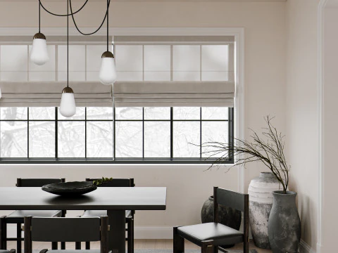 Luxury villa interior scene 3D Model