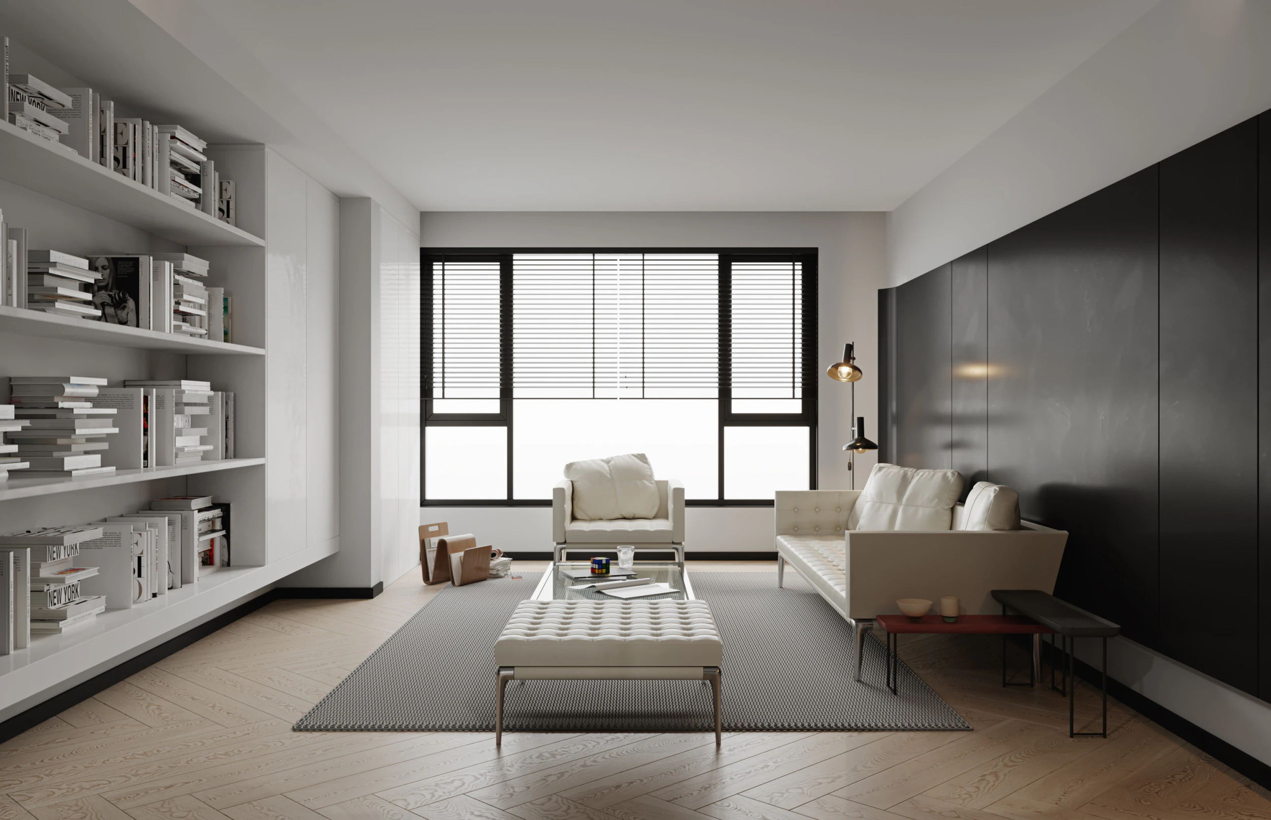 Modern living room 3D Model .c4d .max .obj .3ds .fbx .stl .blend 
