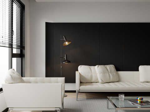 Modern living room 3D Модель