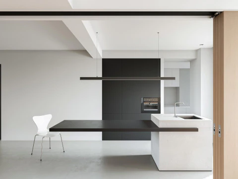 Modern living room dining room 3D Model