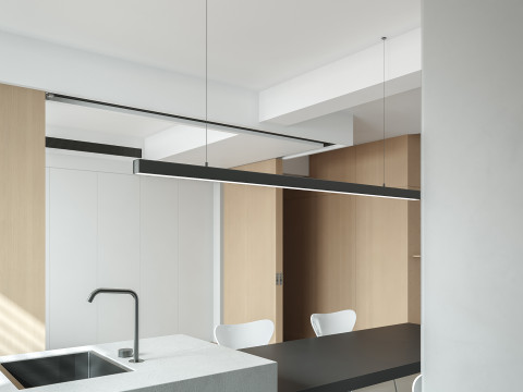 Modern living room dining room 3D Модель