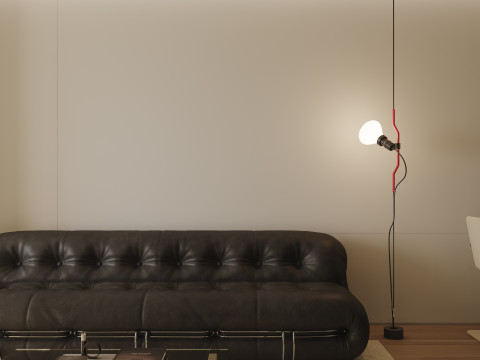 Modern living room dining room 3D Модель