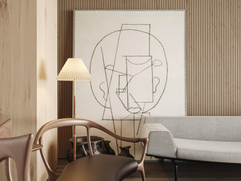 Modern living room 3D Model
