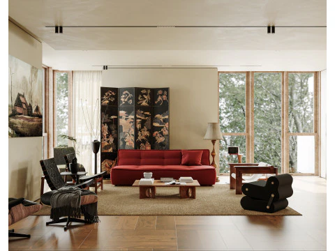 リビングルーム 3Dモデル