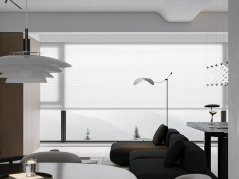 Modern living room dining room 3Dモデル