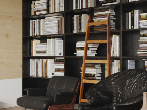 Scandinavian style living room 3D 模型