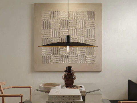 Modern living room dining room 3D Model