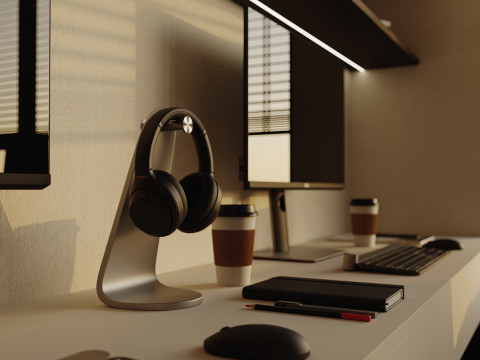 Office room 3D Model