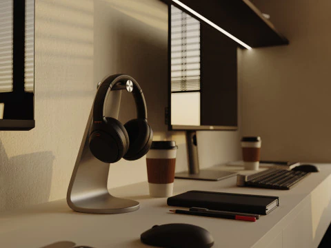 事務室 3Dモデル