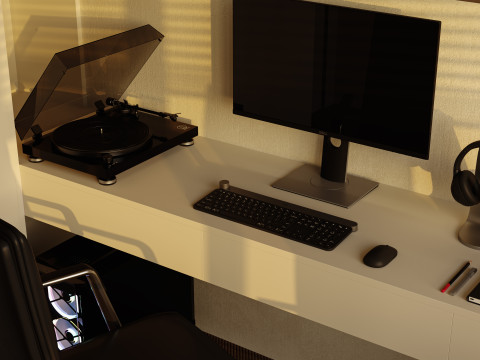Office room 3D Model
