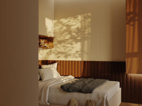 Bedroom interior scenes 3D Model
