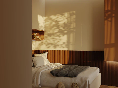 Bedroom interior scenes 3D Model