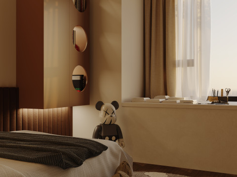 Bedroom interior scenes 3D Model