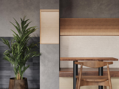 Restaurant cafe interior 2 3D 모델