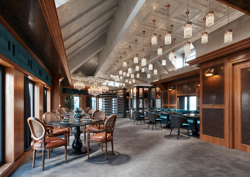 Restaurant cafe interior 4 3D 모델 .c4d .max .obj .3ds .fbx .stl .blend 