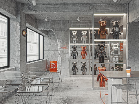 Restaurant cafe interior 5 3D Model