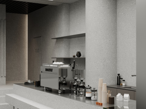 Restaurant cafe interior 6 3D Model