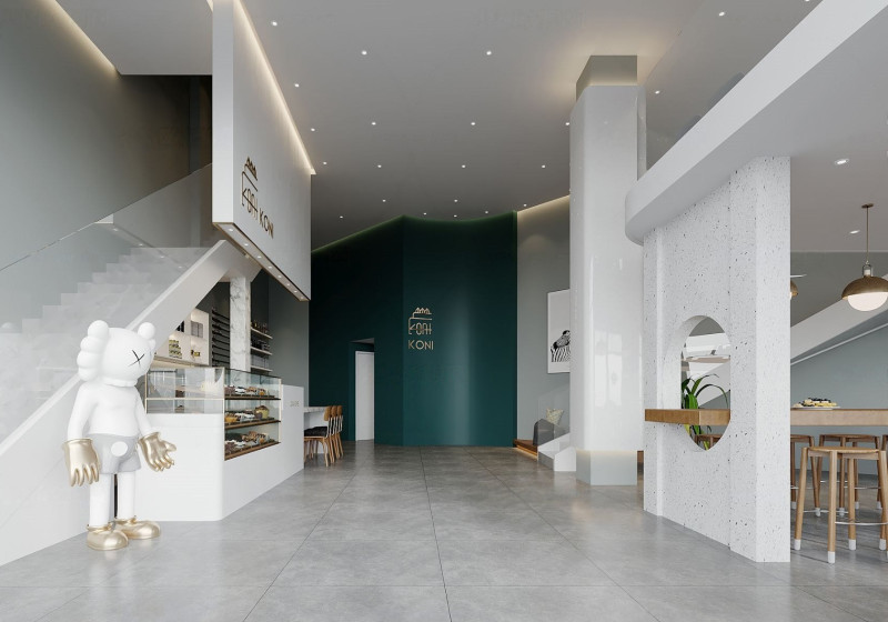 Restaurant cafe interior 10 3D मॉडल .c4d .max .obj .3ds .fbx .stl .blend 