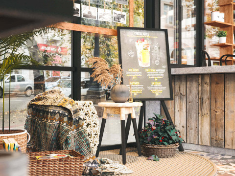 Restaurant cafe interior 15 3D 모델