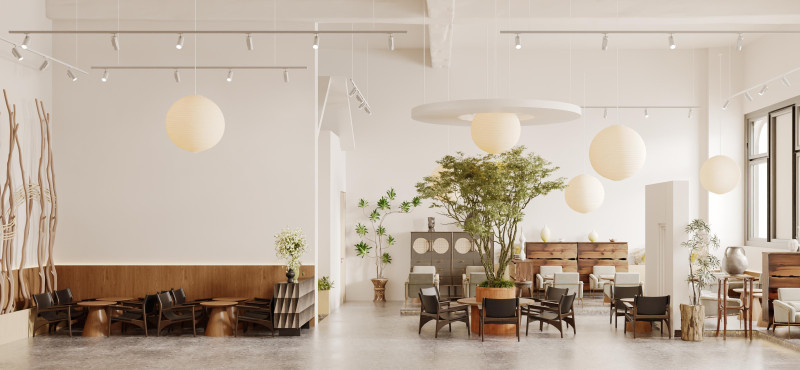Restaurant cafe interior 17 Model 3D .c4d .max .obj .3ds .fbx .stl .blend 
