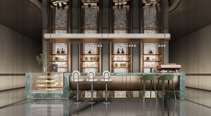 Coffee shop interior 19 3D 모델 .c4d .max .obj .3ds .fbx .stl .blend 