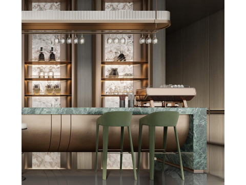 Coffee shop interior 19 3D 모델