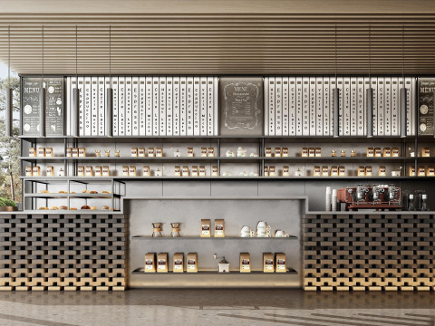 Coffee shop interior 25 3D 모델