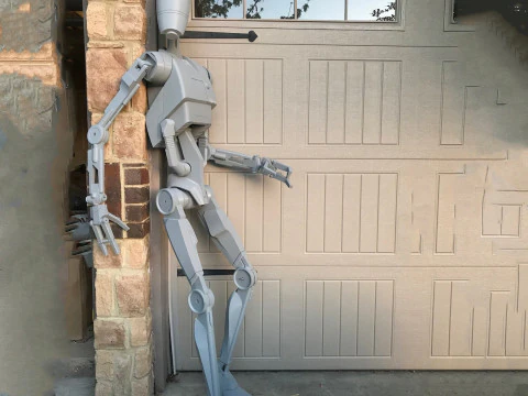 Estatuetas de Battle Droide prontas para imprimir Modelo de Impressão 3D