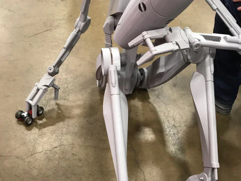 Battle Droide Figurines Ready to Print 3D Print Model