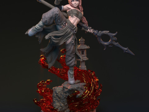 Bakaneko Catgirl 3D Принт Модель